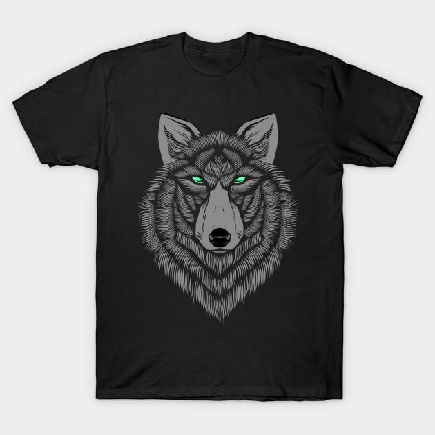 Vlone Wolf T-Shirt by SmithyJ88